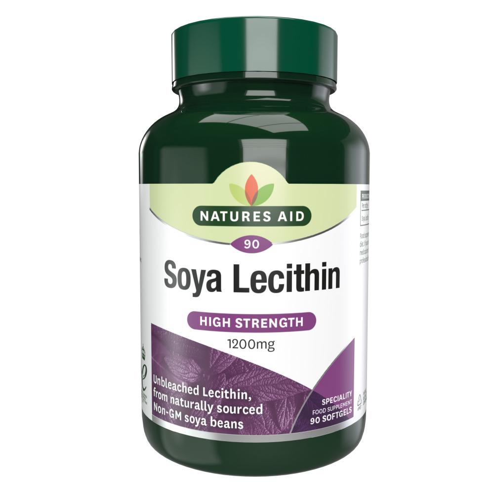 Natures Aid Soya Lecithin (High Strength) 1200mg 90's
