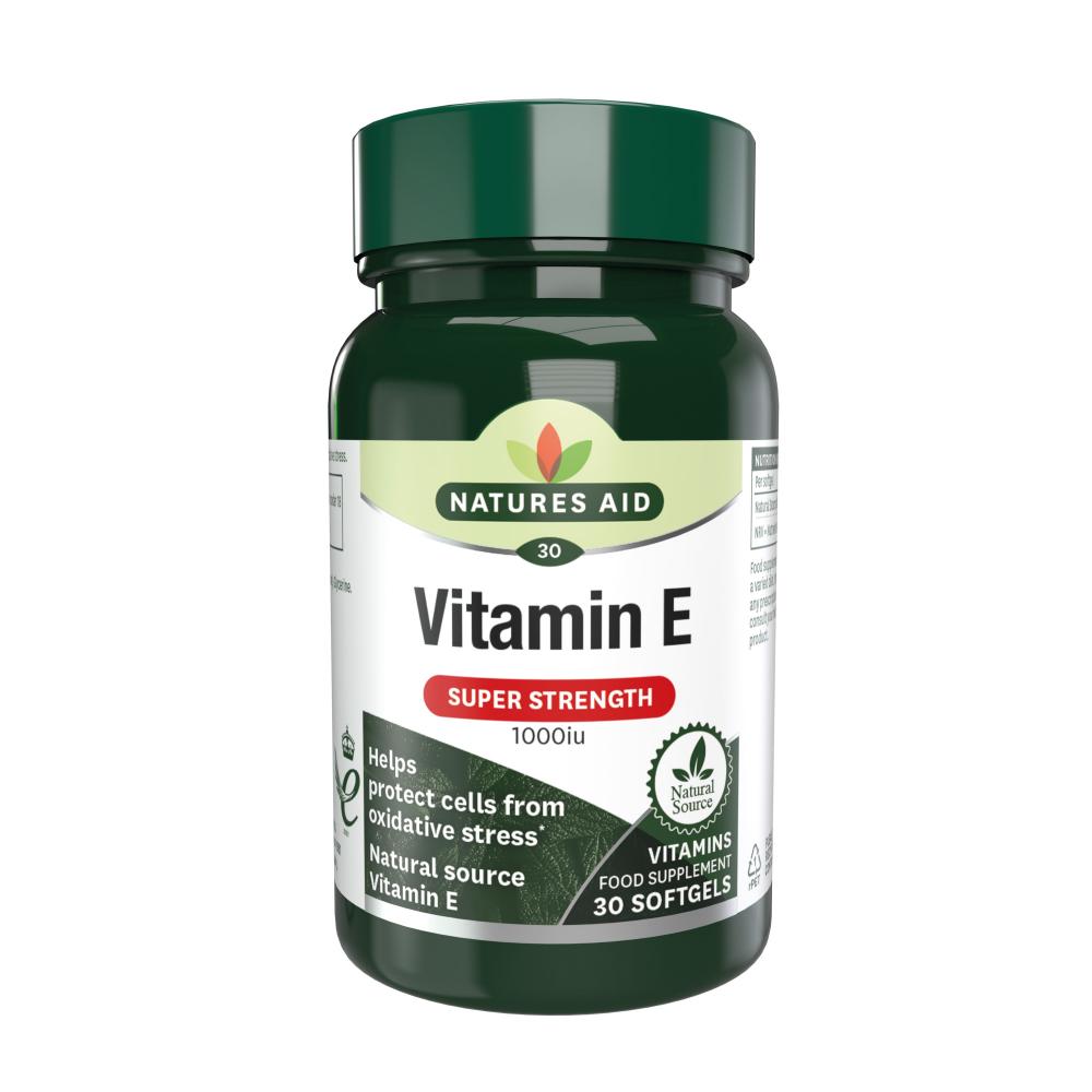 Natures Aid Vitamin E (Super Strength) 1000iu 30's