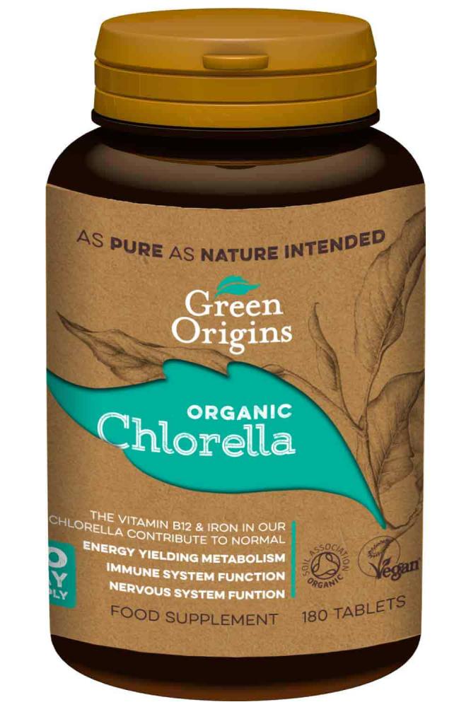Green Origins Organic Chlorella Tablets 180's