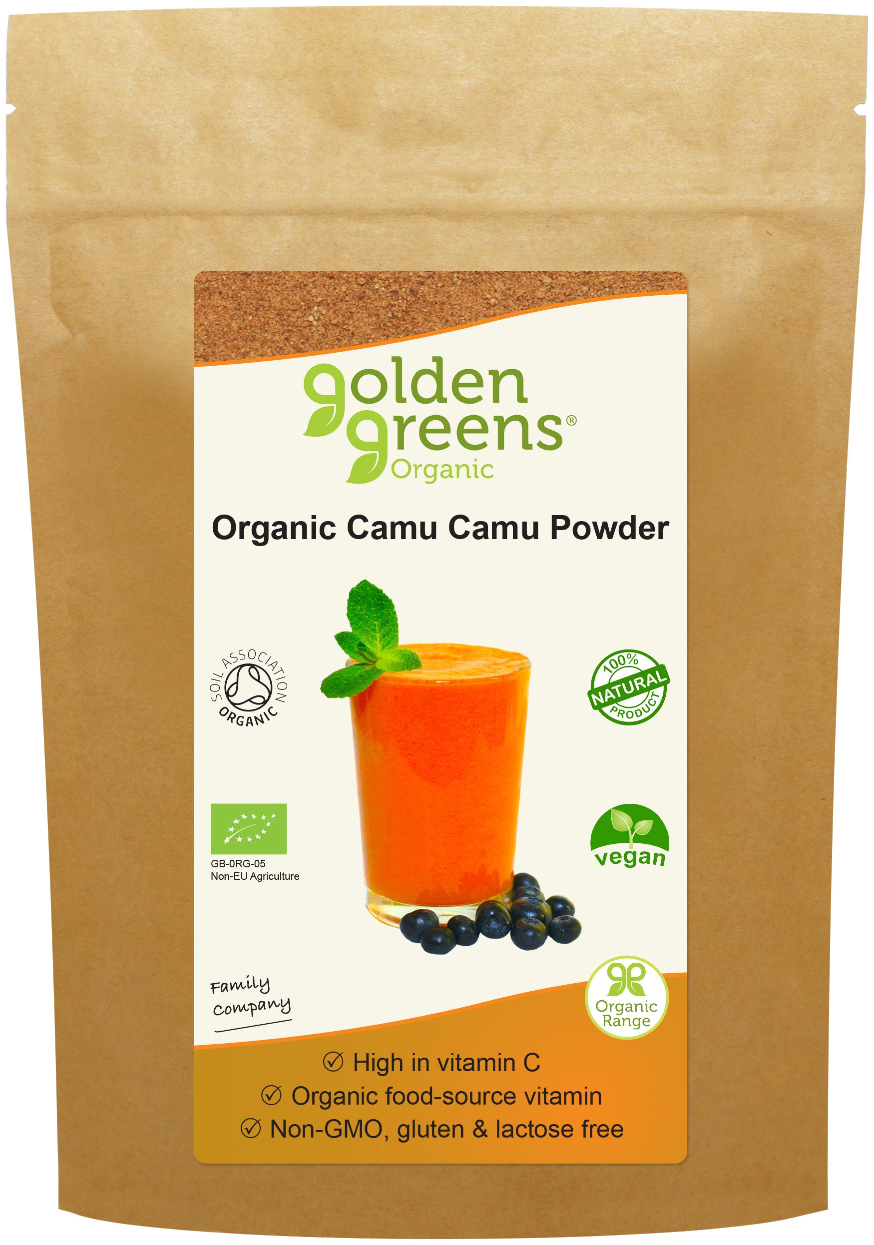 Golden Greens (Greens Organic) Organic Camu Camu Powder