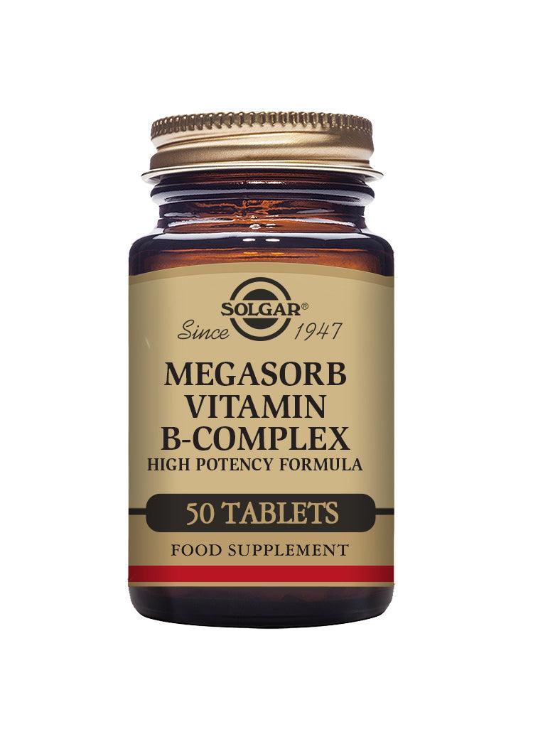 Solgar Megasorb Vitamin B-Complex 50's - Approved Vitamins