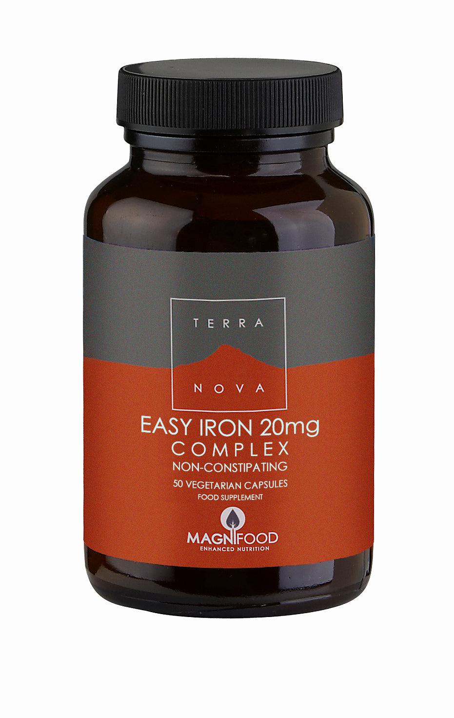 Terranova Easy Iron 20mg Complex 50's - Approved Vitamins