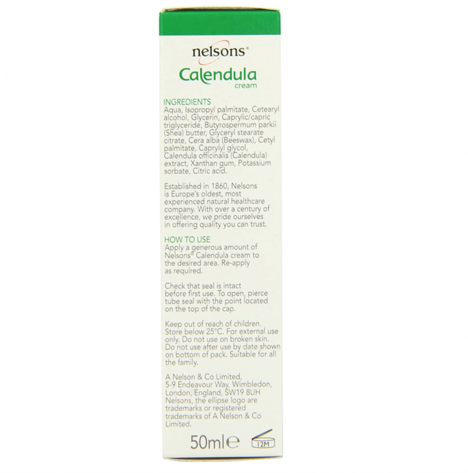 Nelsons Calendula Cream 50ml