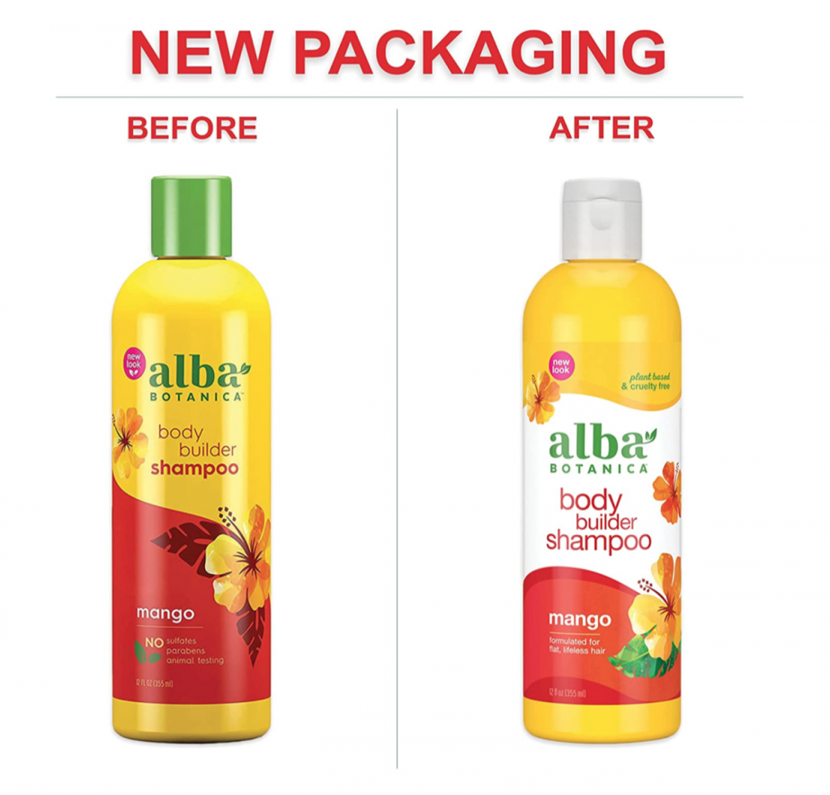 Alba Botanica Body Builder Shampoo Mango 355ml