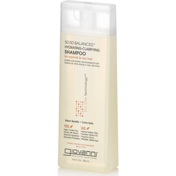 Giovanni 50:50 Balanced Hydrating-Clarifying Shampoo 250ml