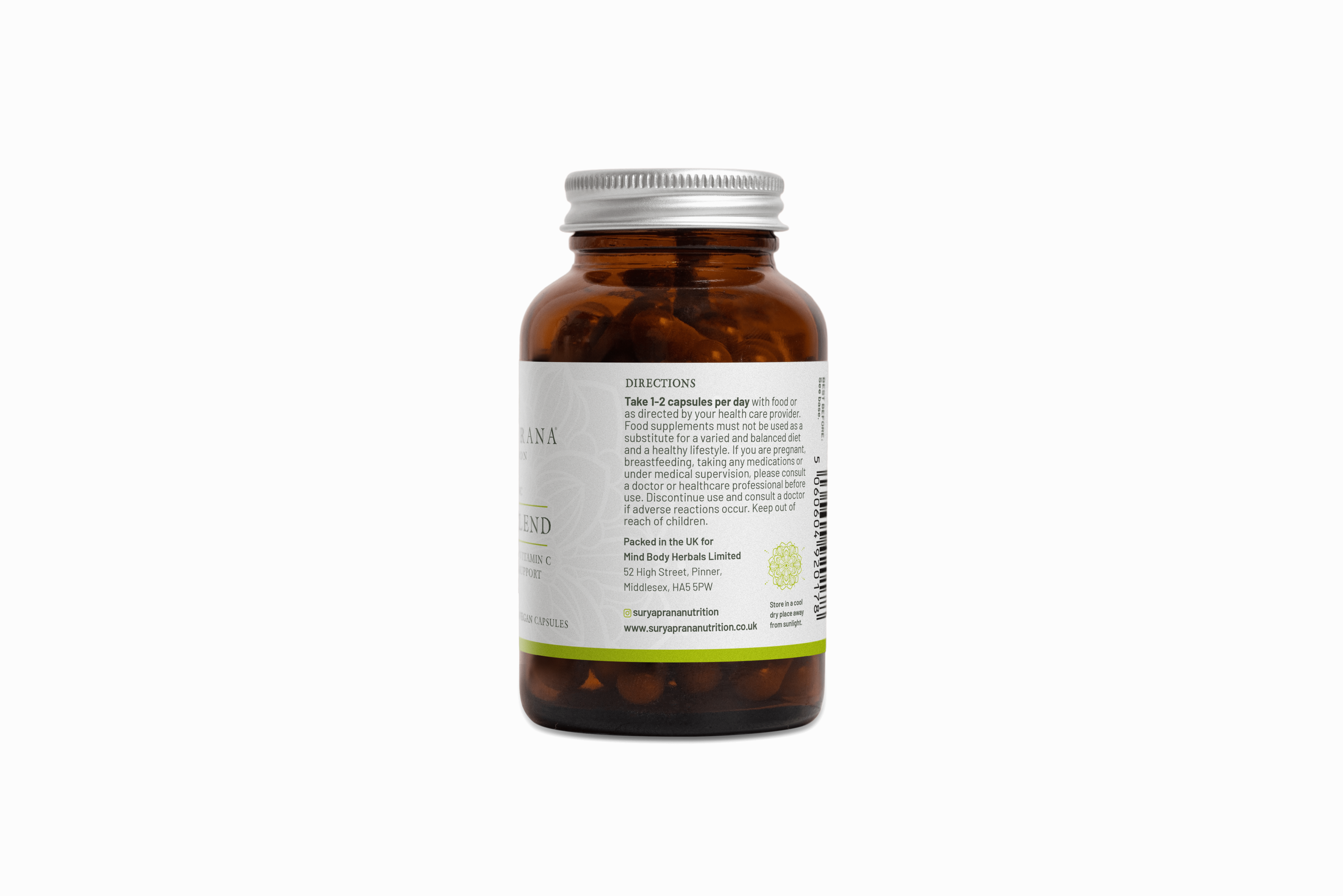 Surya Prana Nutrition Organic Amla Blend 60's