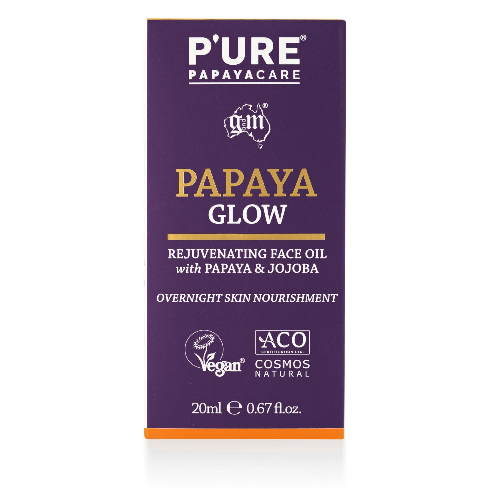 P'URE Papayacare Papaya Glow Face Oil 20ml