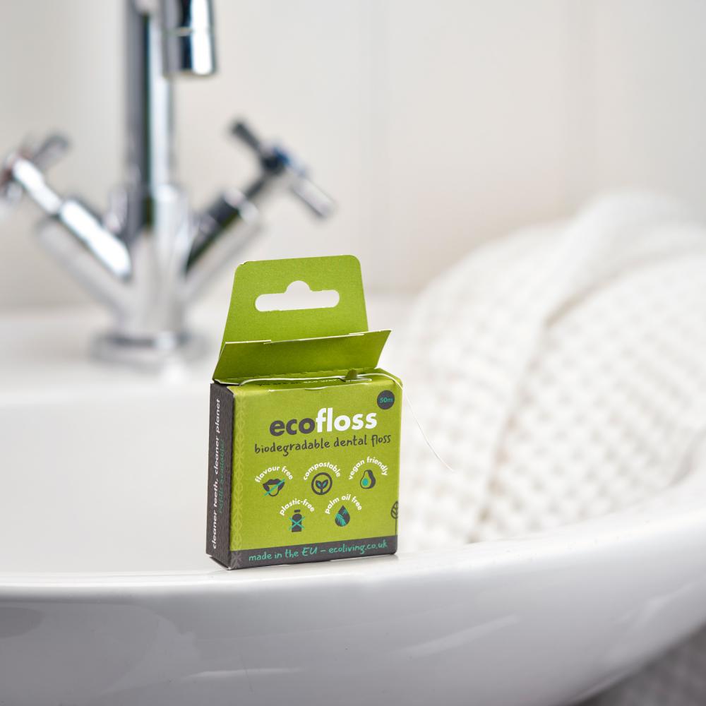 ecoLiving Ecofloss Biodegradable Dental Floss (Single)