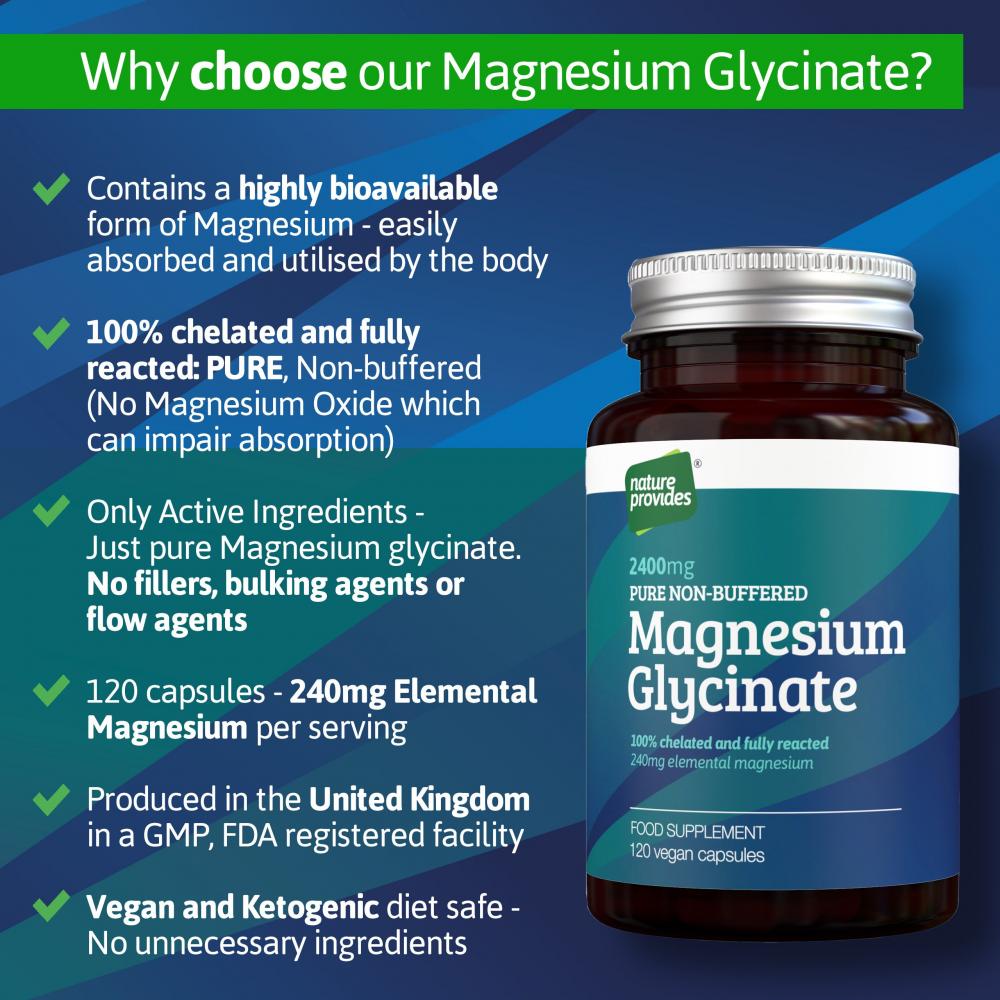 Nature Provides Magnesium Glycinate 120's