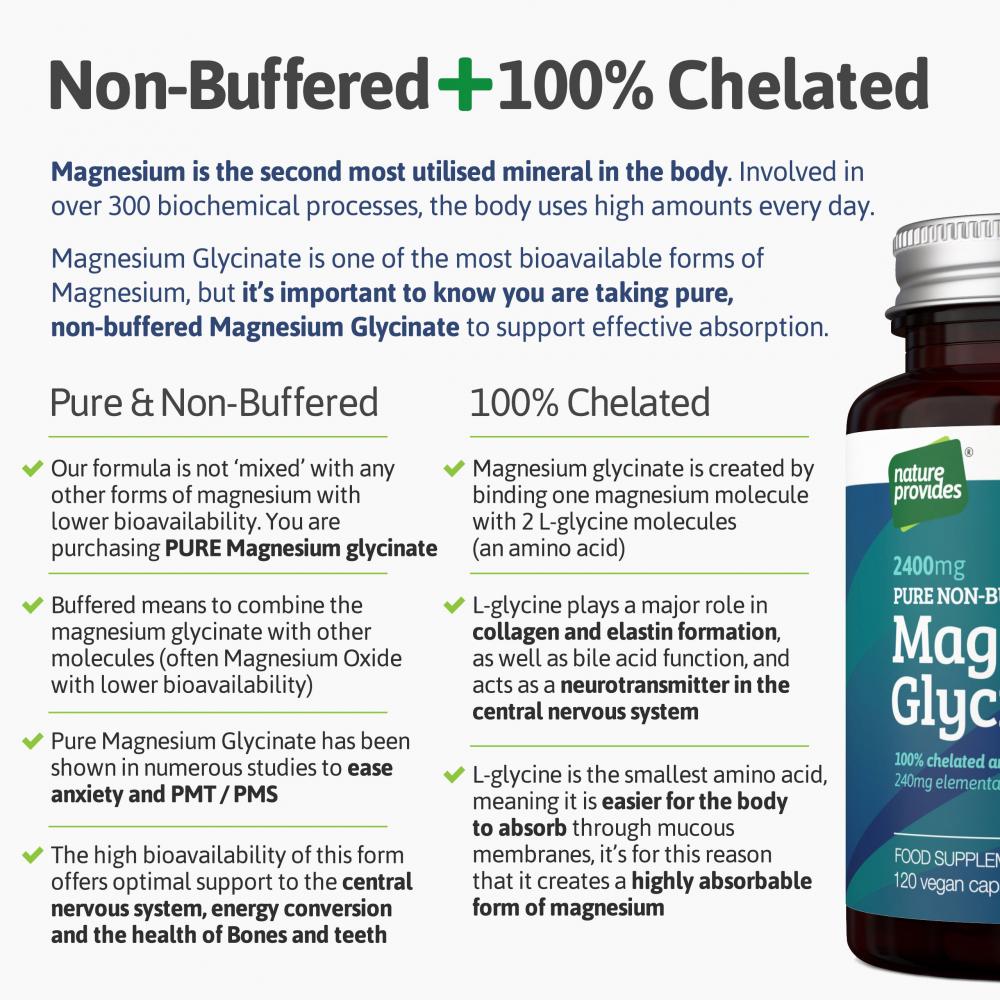 Nature Provides Magnesium Glycinate 120's