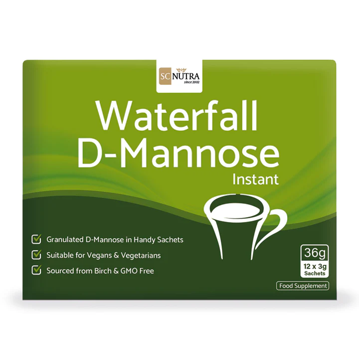 Sweet Cures Waterfall D-Mannose Instant 12 x 3g Sachets