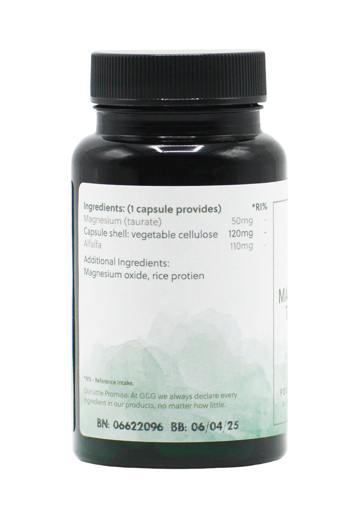 G&G Vitamins Magnesium Taurate 60's