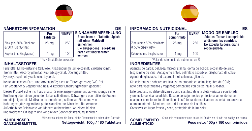 Igennus High Absorption Zinc Complex 25mg 180's