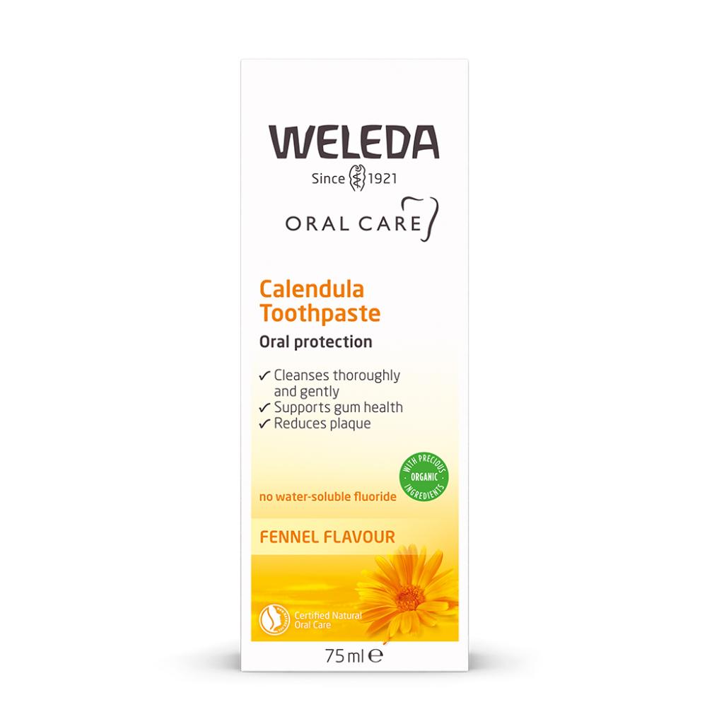 Weleda Oral Care Calendula Toothpaste Fennel Flavour 75ml