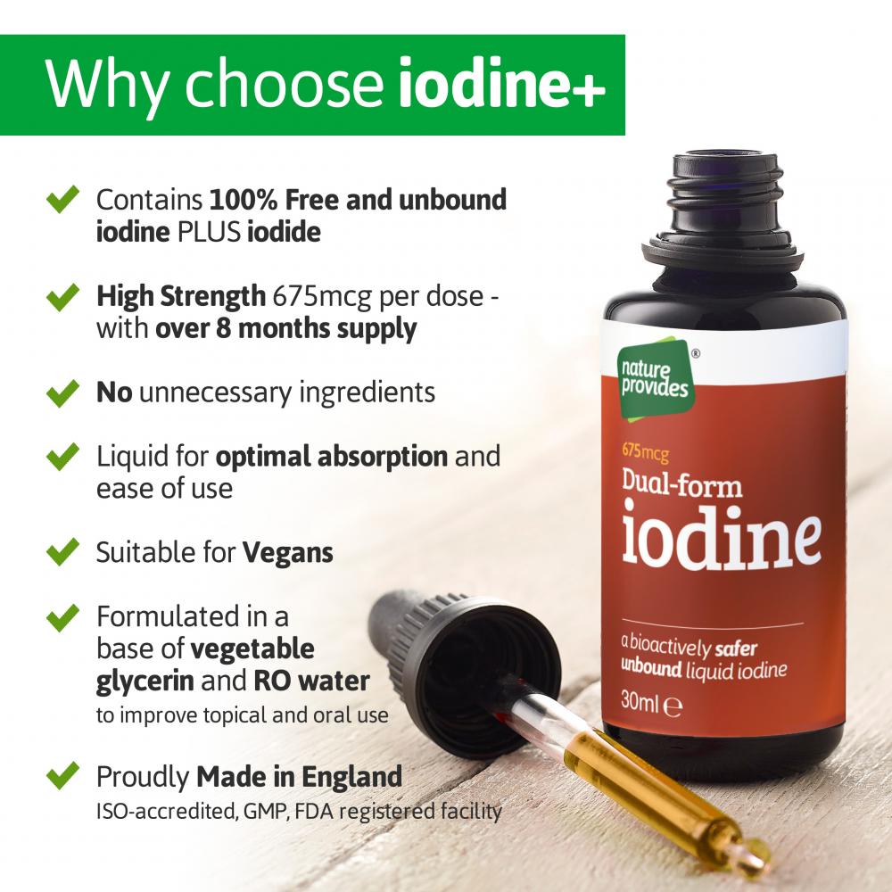 Nature Provides Dual-Form Iodine 675mcg 30ml