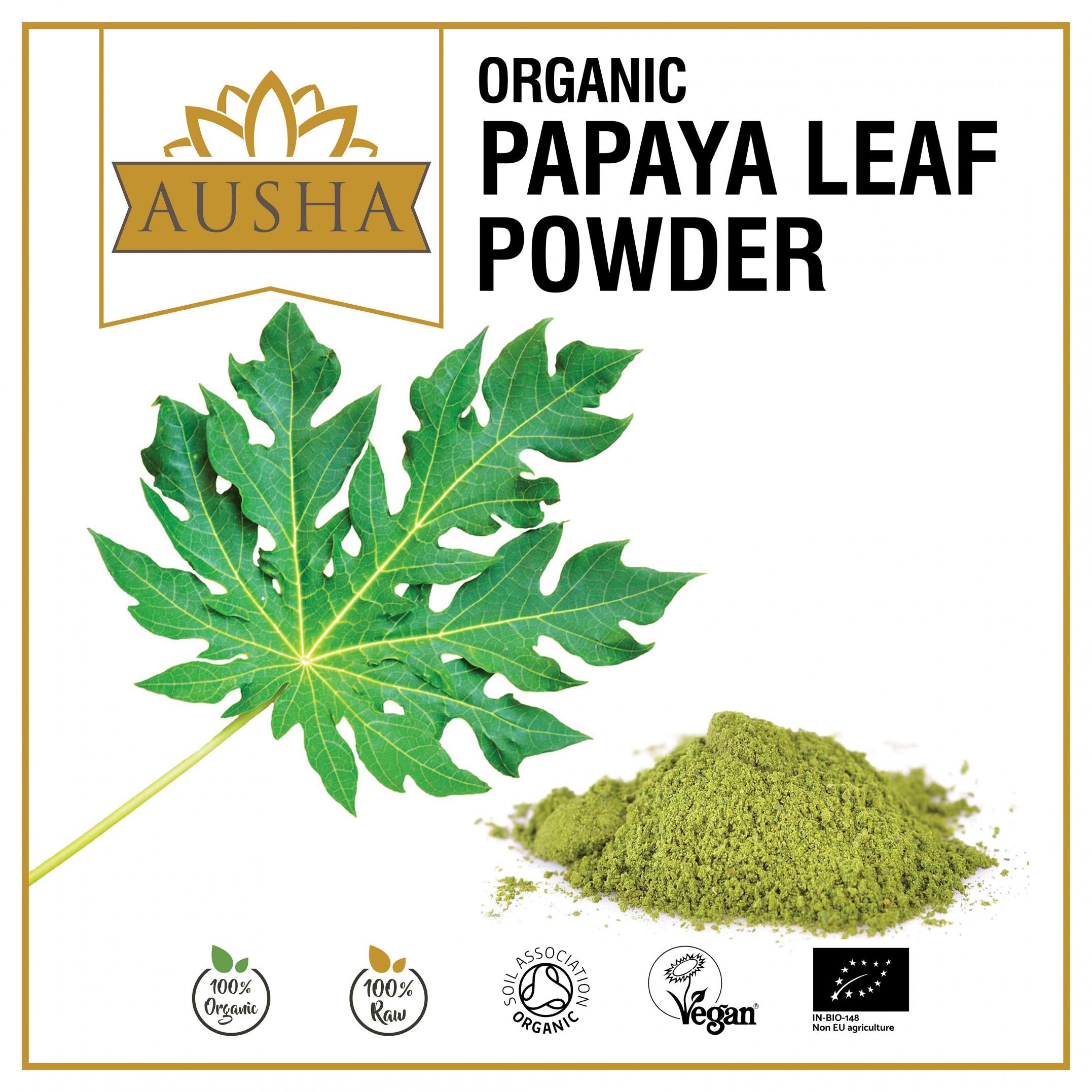 Ausha Organic Papaya Leaf Powder 100g