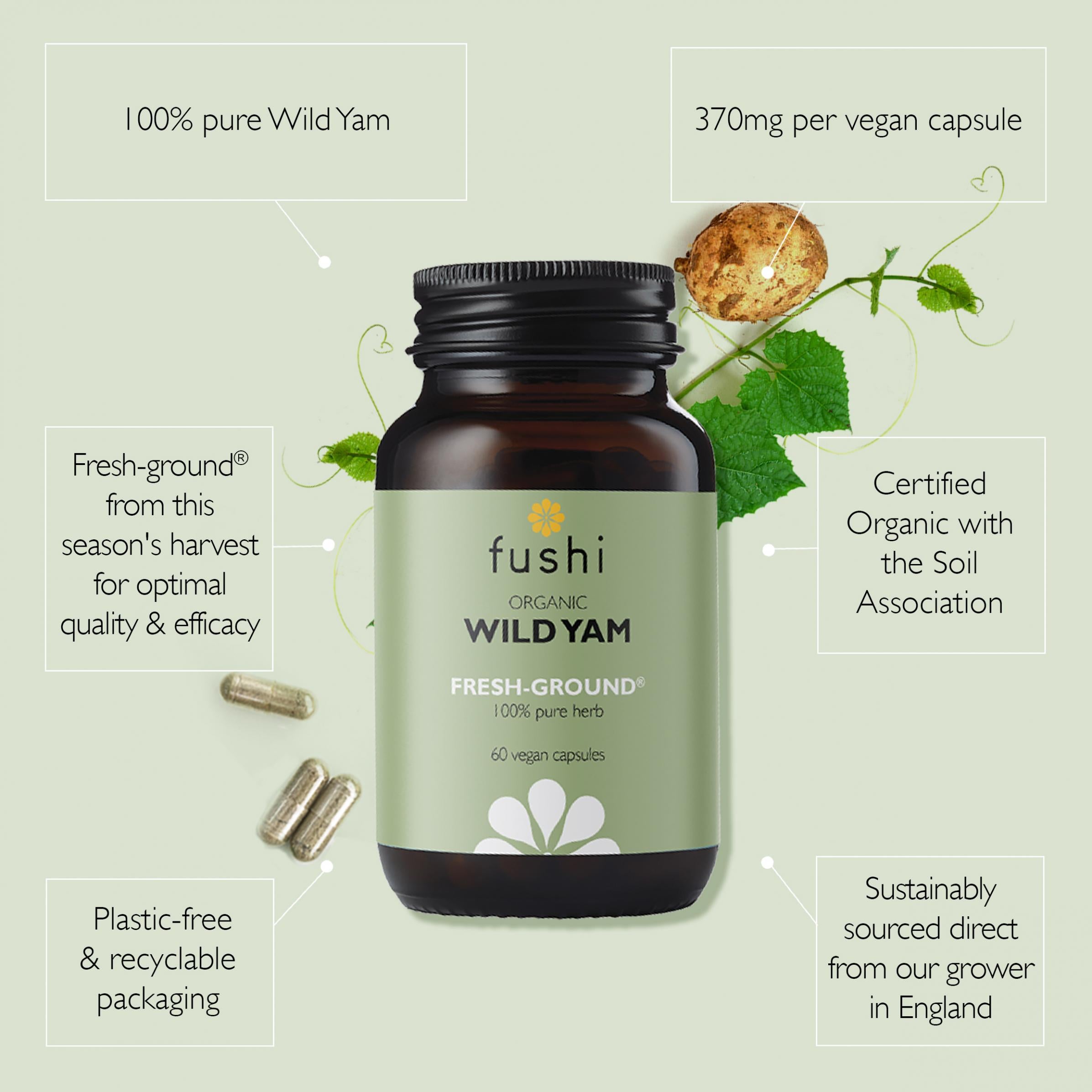 Fushi Organic Wild Yam 60s