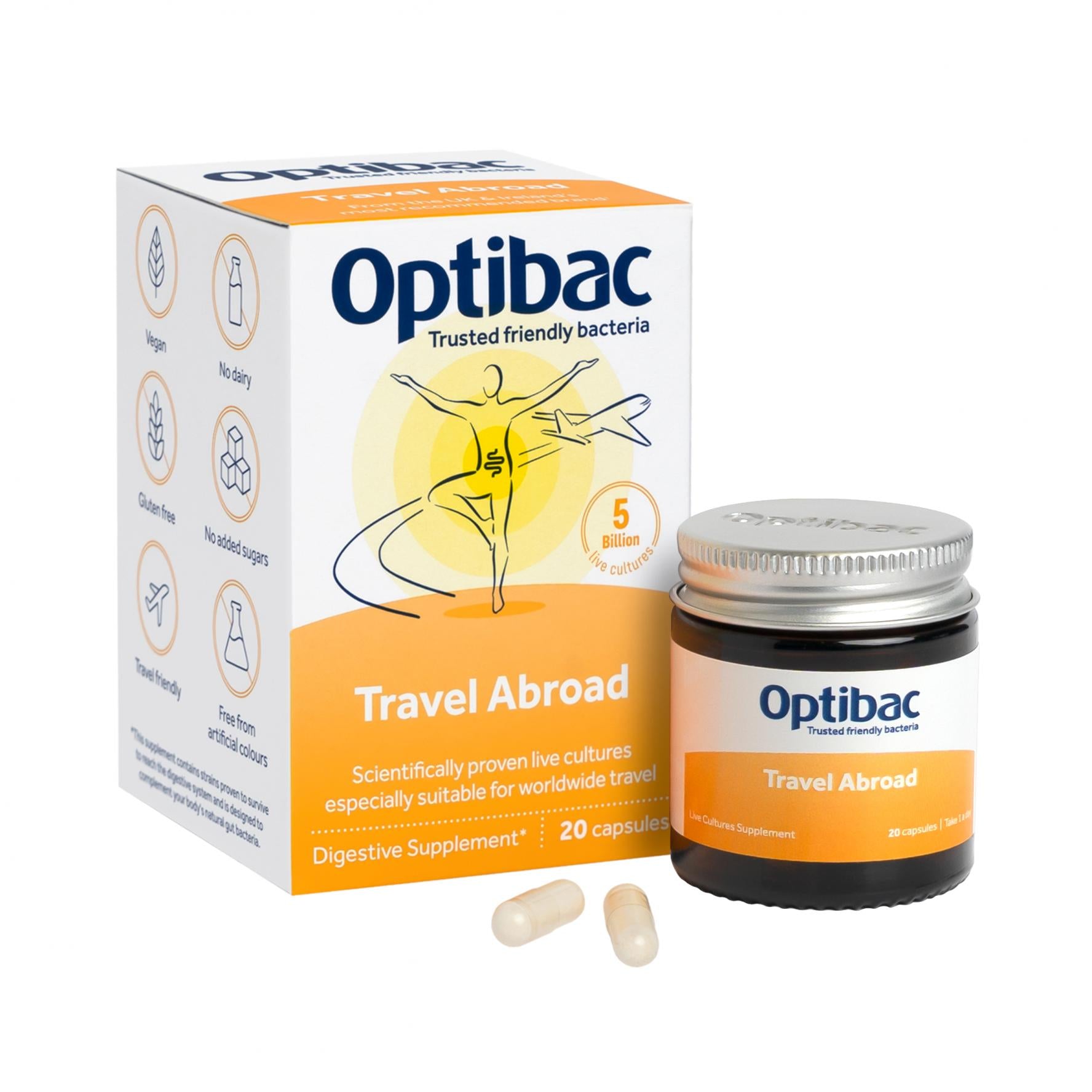 Optibac Travel Abroad 20s