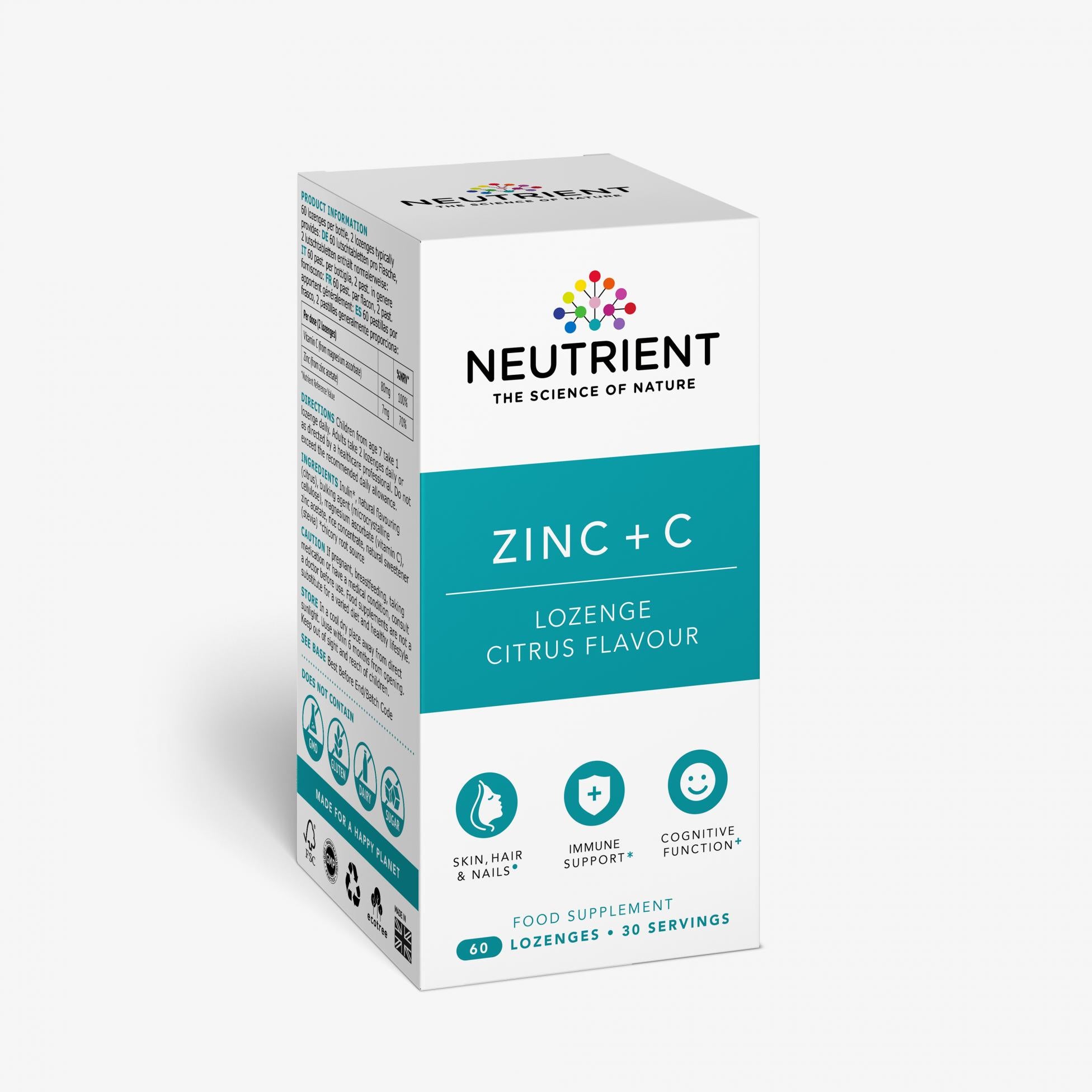 Neutrient Zinc + C 60's