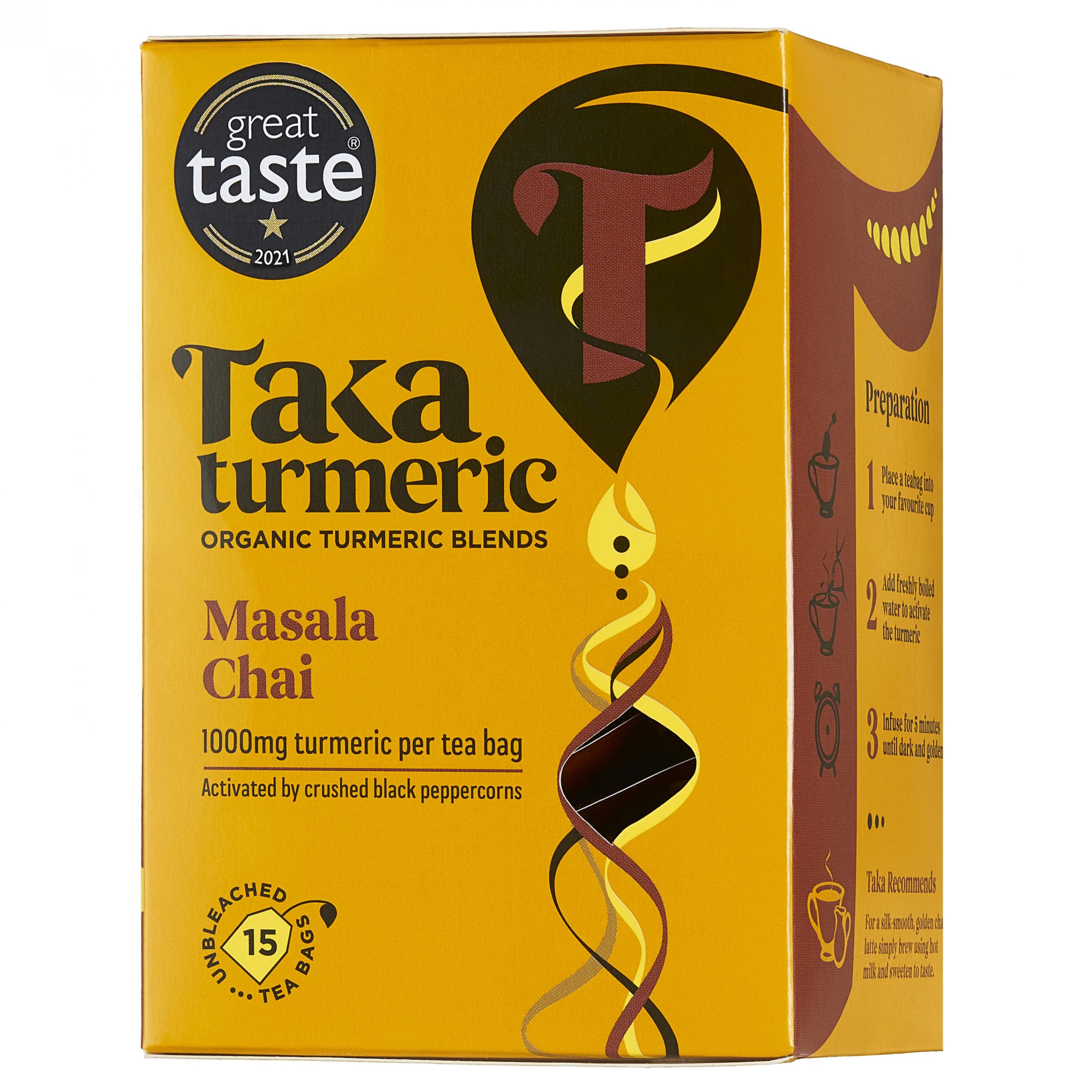 Taka Turmeric Masala Chai Teabags 15's