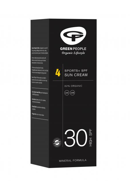 Green People Sports+ SPF30 Sun Cream For Men 50ml