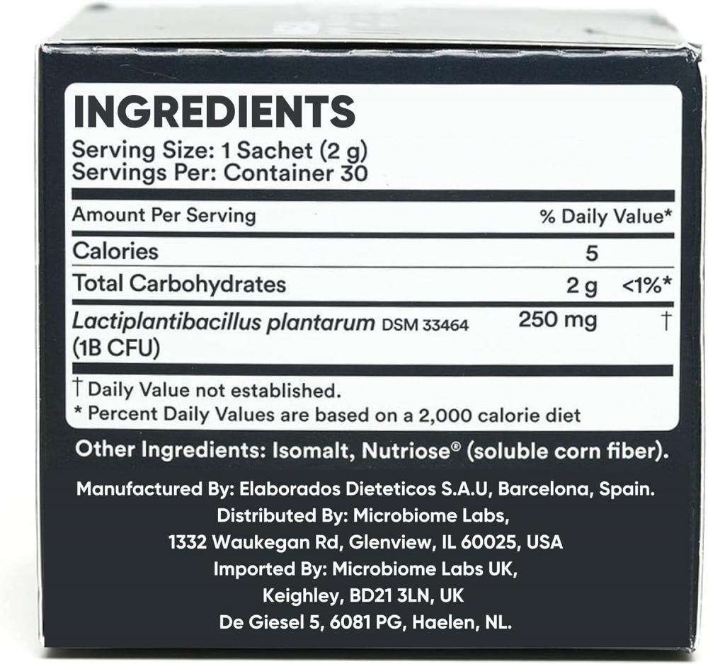 Microbiome Labs MegametalliQ 30 Sachets