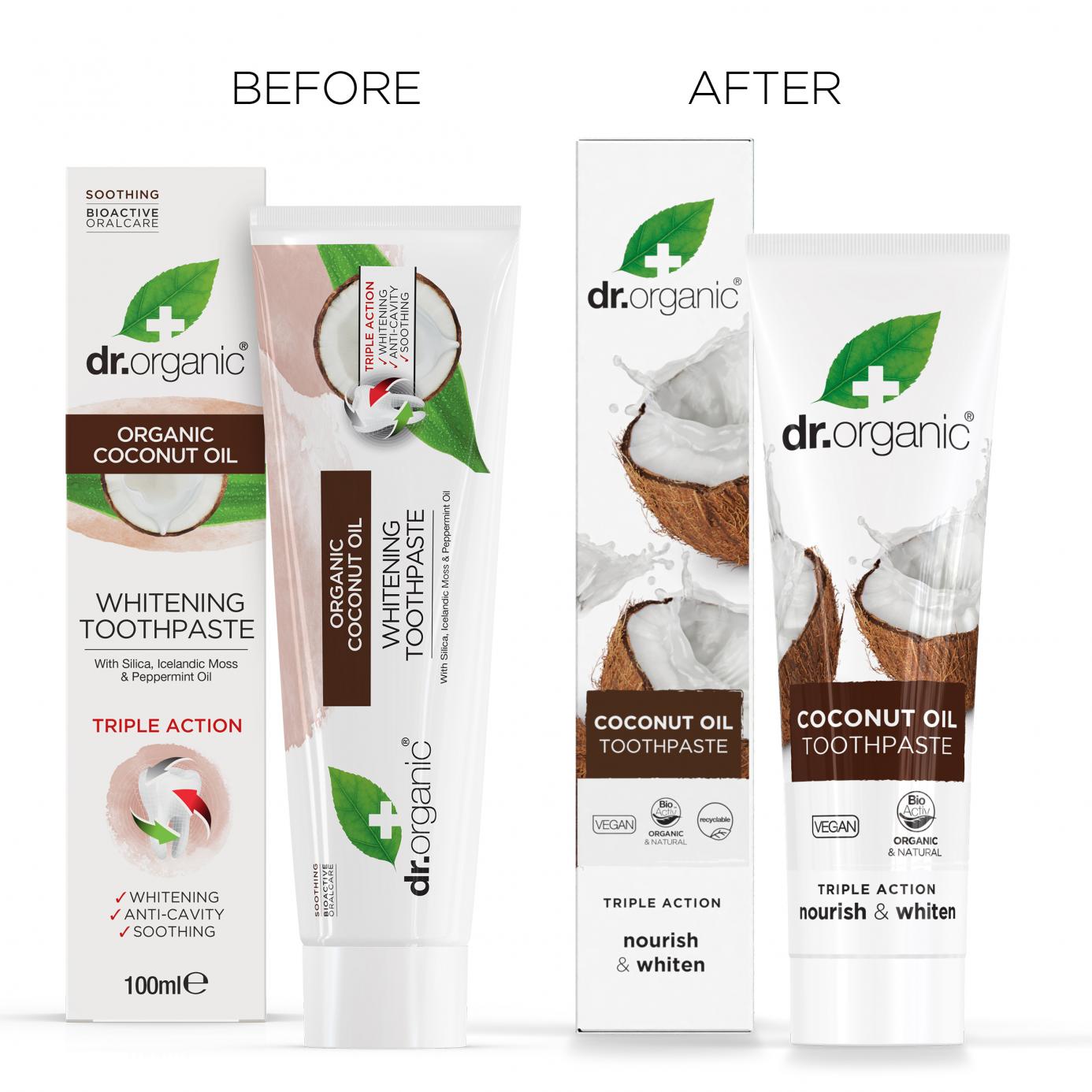 Dr Organic Coconut Oil Toothpaste 100ml