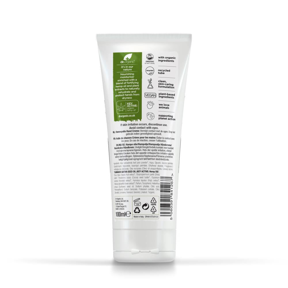 Dr Organic Hemp Oil Hand Cream 100ml