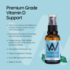 Well.Actually. High Absorption Liposomal Vitamin D3 + K2 1000-3000IU Oral Spray Peppermint 25ml