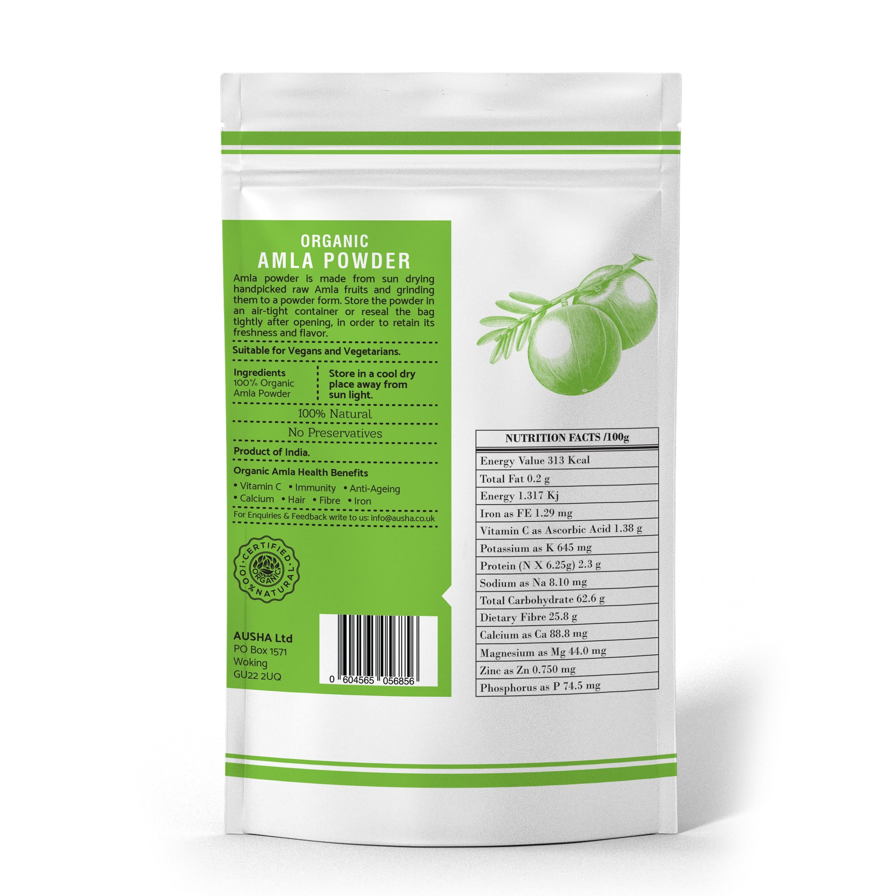 Ausha Organic Amla Powder 100g