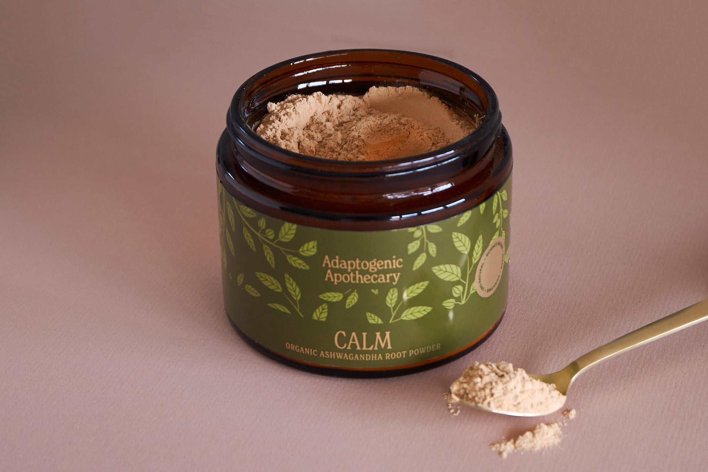 Adaptogenic Apothecary Calm Organic Ashwagandha Root Powder 220g