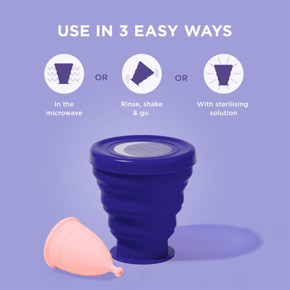 Mooncup Menstrual Cup Cleaning Pot x 1