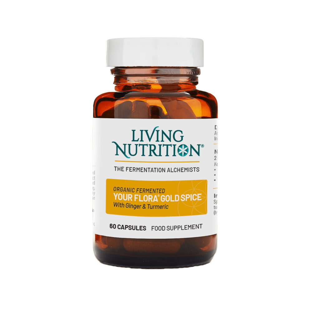 Living Nutrition Organic Your Flora Gold Spice 60's