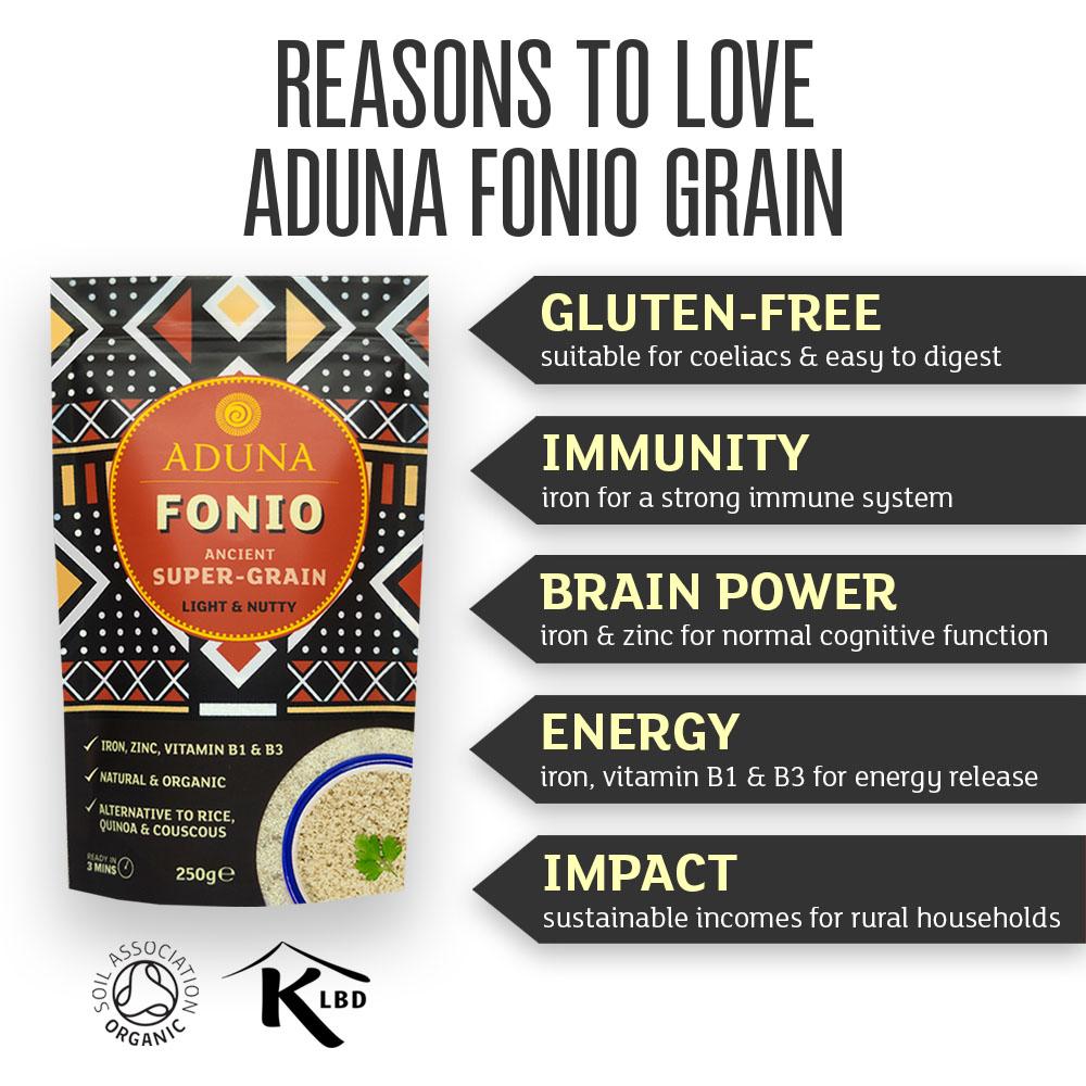 Aduna Fonio Organic Super-Grain 250g