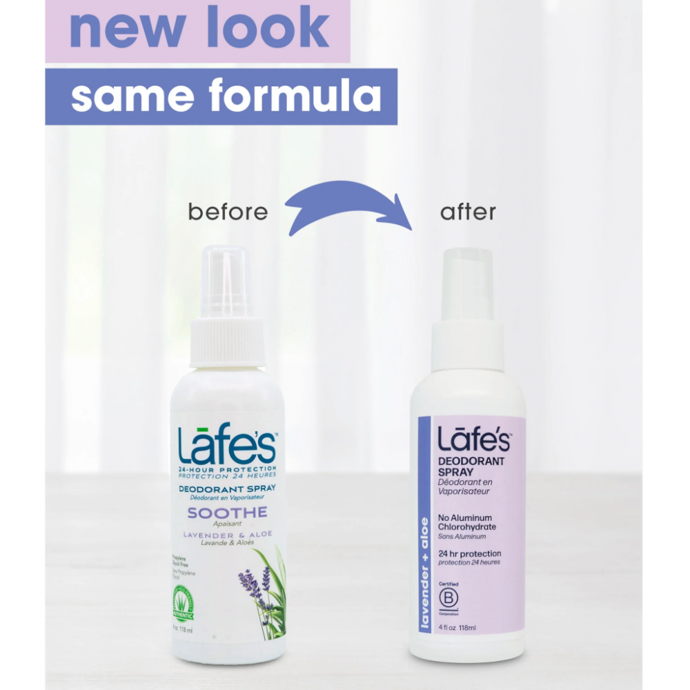 Lafe's Deodorant Spray Lavender + Aloe 188ml