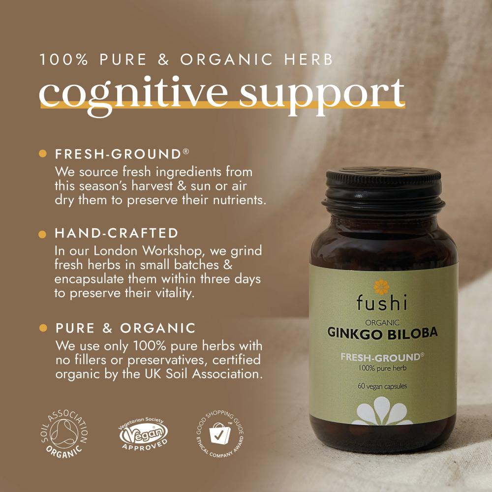 Fushi Organic Ginkgo Biloba 60s