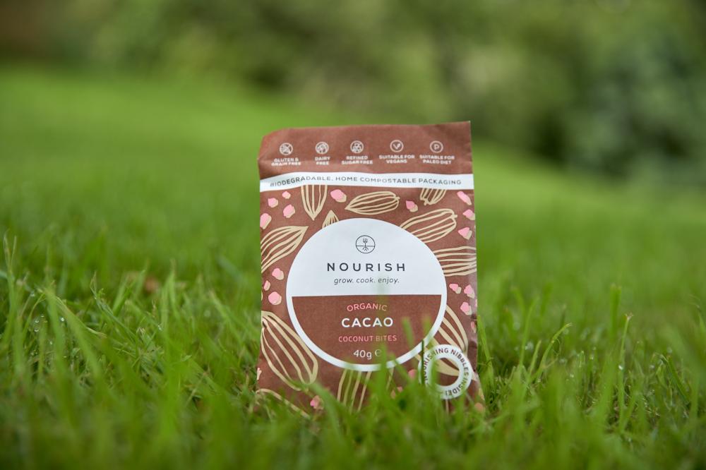 Nourish Organic Cacao Coconut Bites 40g SINGLE