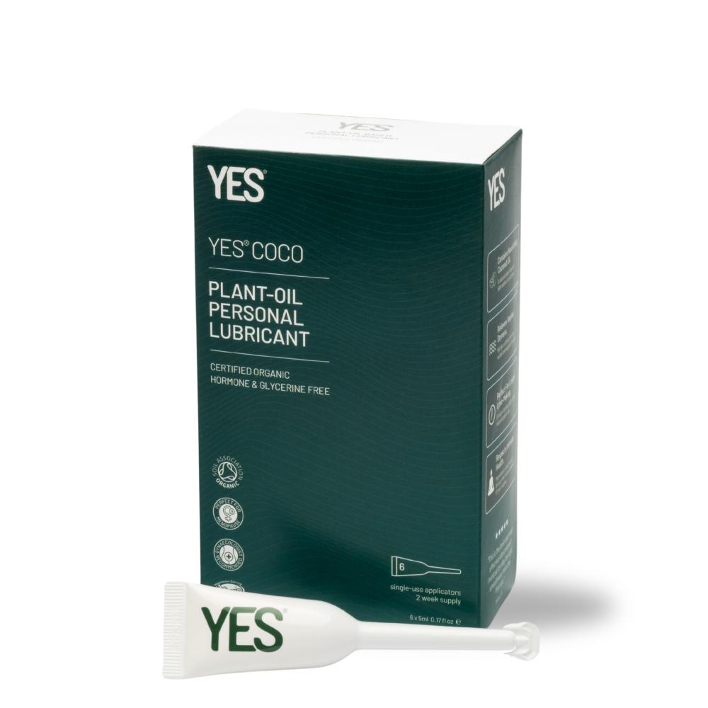 YES Coco Plant-Oil Personal Lubricant 6 x 5ml