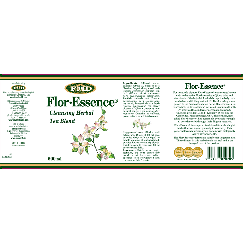 FMD Flor-Essence Cleansing Herbal Tea Blend 500ml