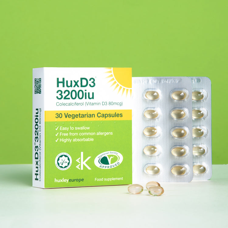 Huxley Europe D3 HuxD3 3200 IU (Vitamin D3 80mcg) 30s