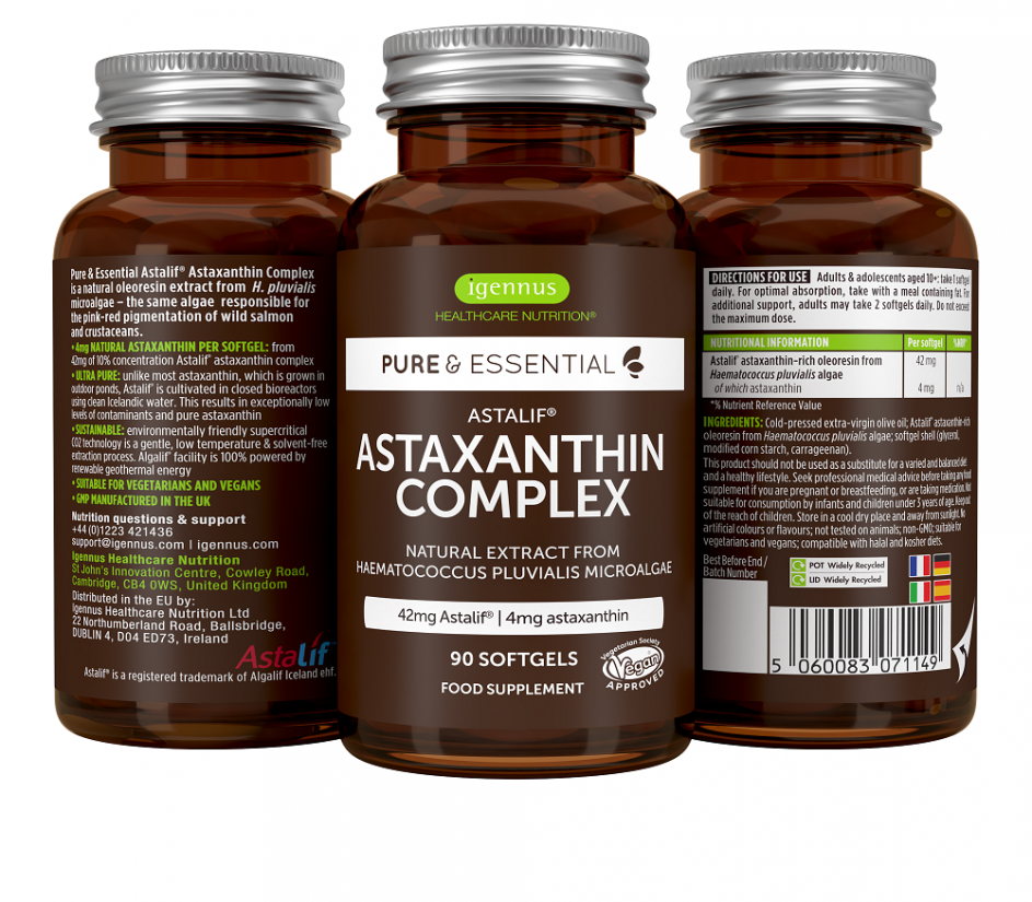 Igennus Pure & Essential Astaxanthin Complex 90s