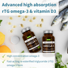 Igennus Pure & Essential Omega-3 Wild Fish Oil & Vitamin D3 60's