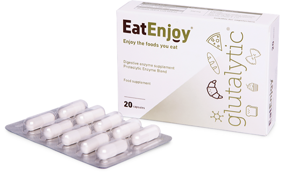 EatEnjoy Glutalytic (Formerly Gluten Digestive Enzyme) 20's