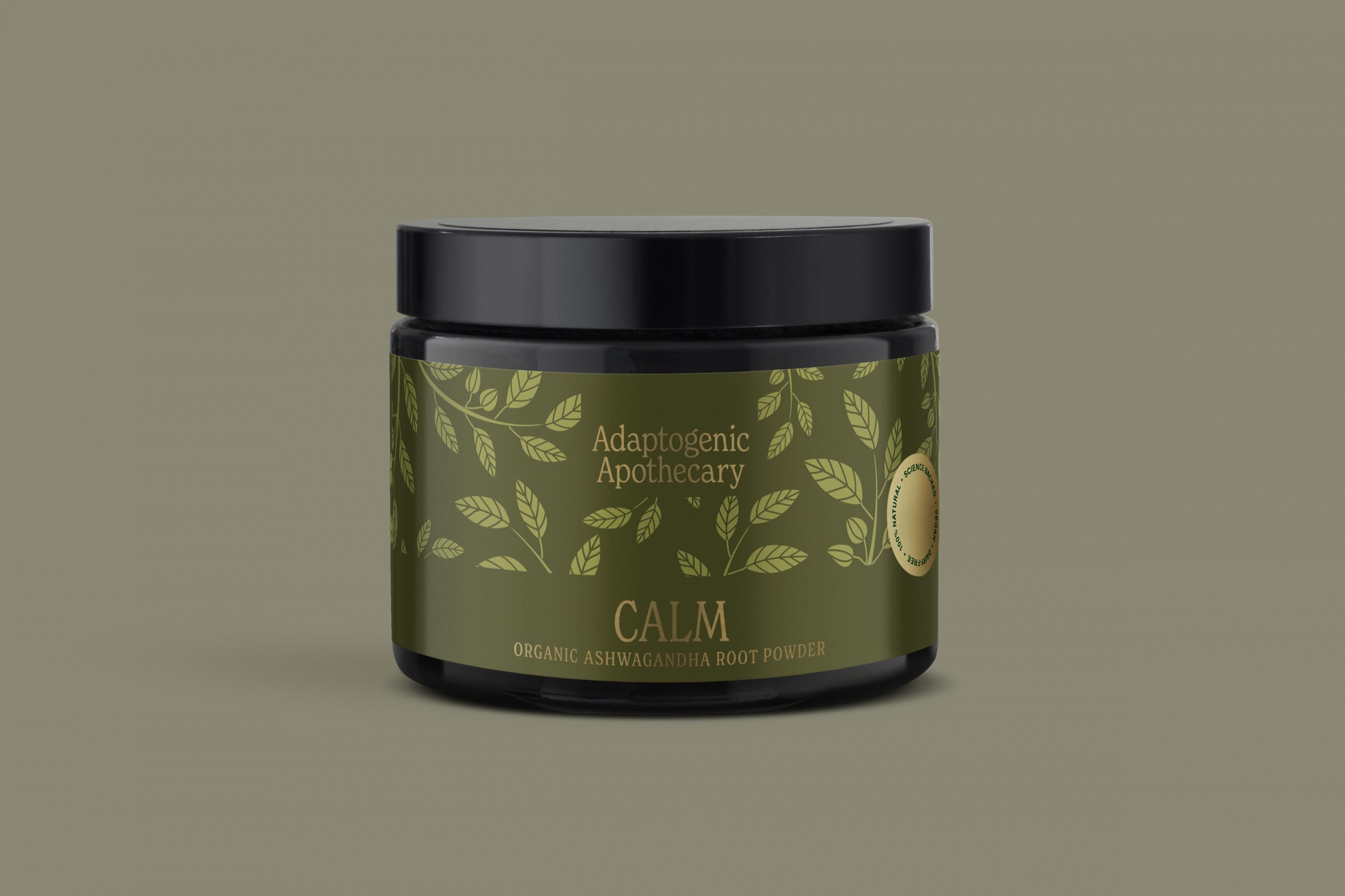 Adaptogenic Apothecary Calm Organic Ashwagandha Root Powder 220g