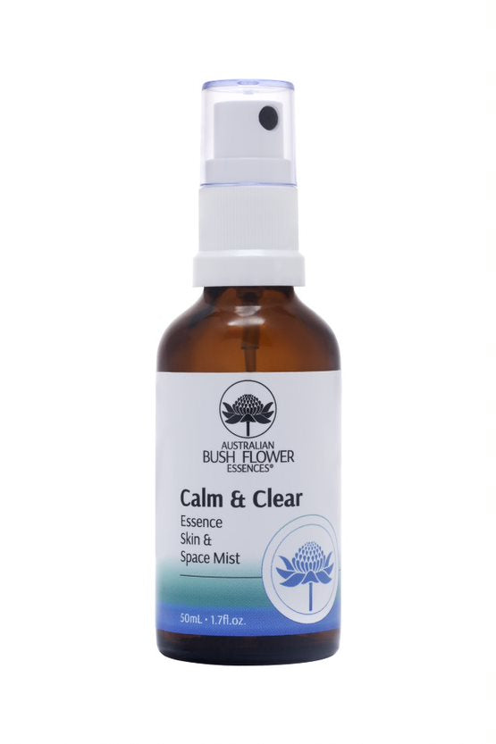 Australian Bush Flower Essences Calm & Clear Skin & Space Mist 50ml