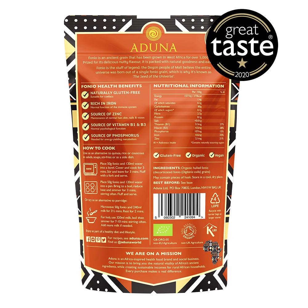 Aduna Fonio Organic Super-Grain 250g