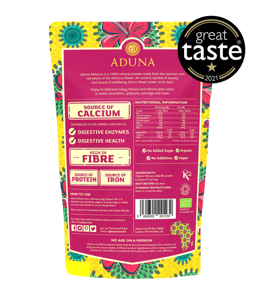 Aduna Hibiscus Superfood Powder 275g