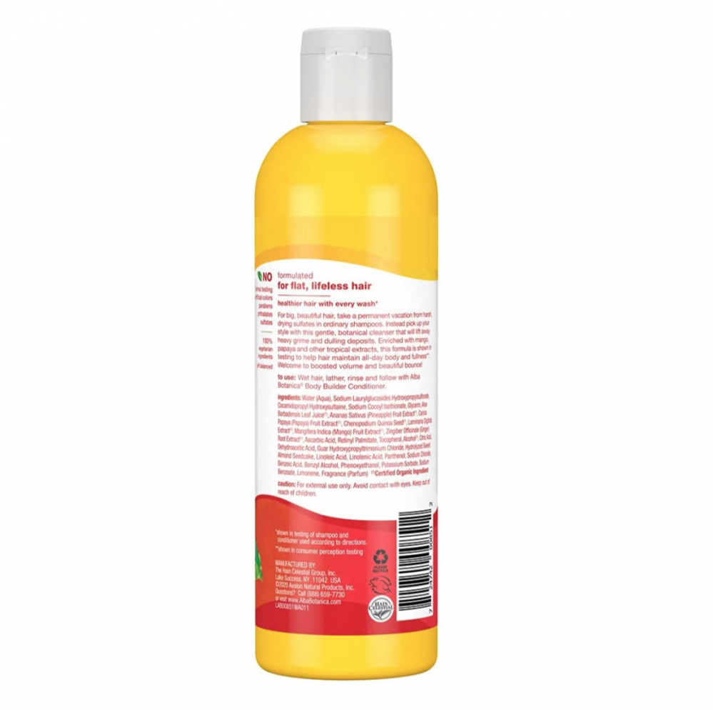 Alba Botanica Body Builder Shampoo Mango 355ml