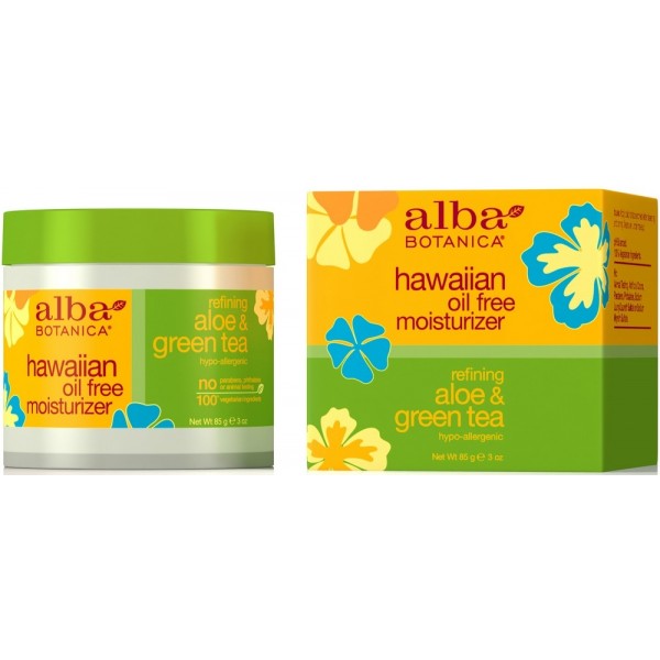 Alba Botanica Hawaiian Oil-Free Moisturizer Aloe & Green Tea 85g