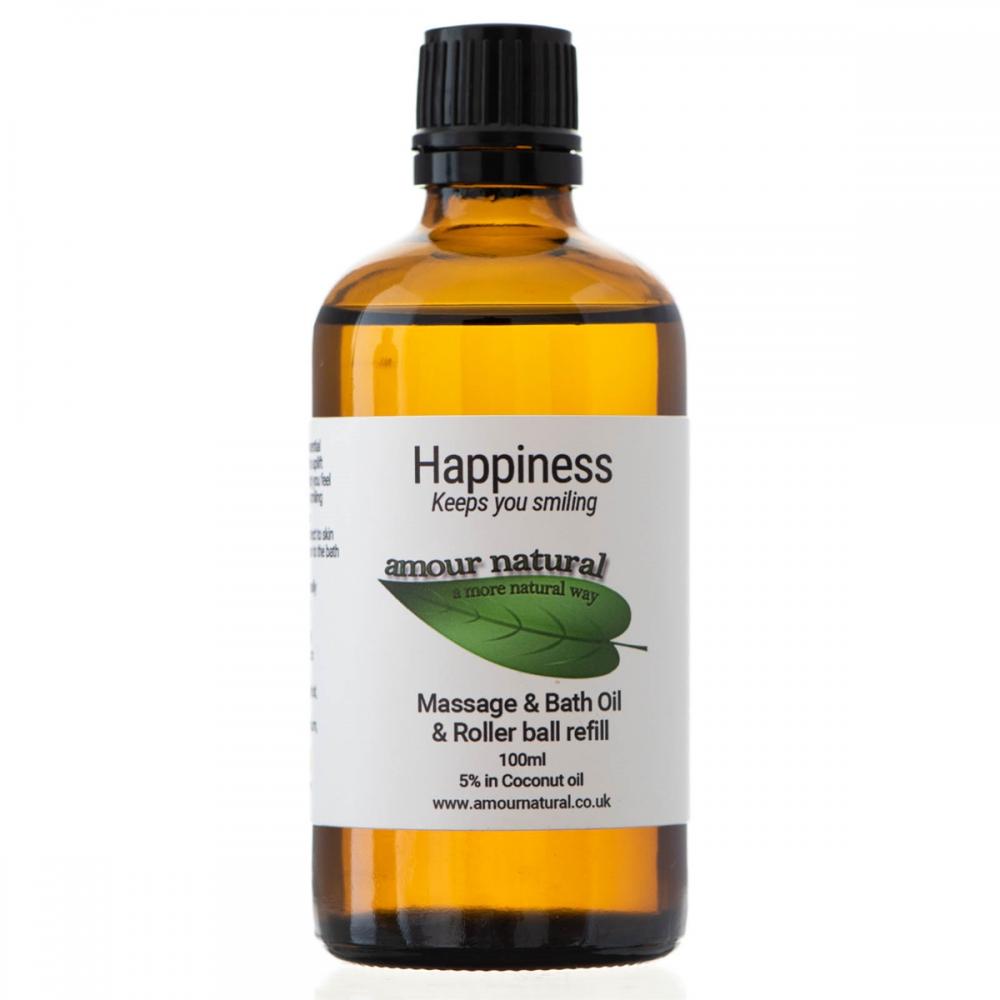 Amour Natural Happiness Massage & Bath Oil 100ml